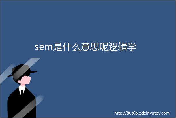 sem是什么意思呢逻辑学